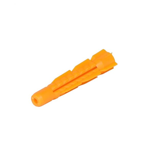 Дюбель полипропиленовый 8х52 мм тип U потай, оранжевый
