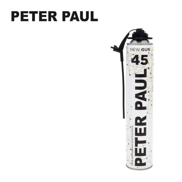 Пена монтажная Peter Paul New Gun 45 профессиональная с аппликатором, 750 мл