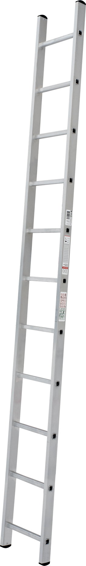 Лестницы алюминиевые односекционные NV 1210