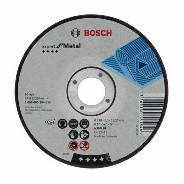 Диск отрезной по металлу 230х2,5х22,23 мм Bosch 2.608.600.225